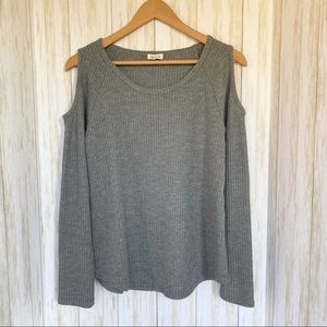 Juniors Open Shoulder Sweater!